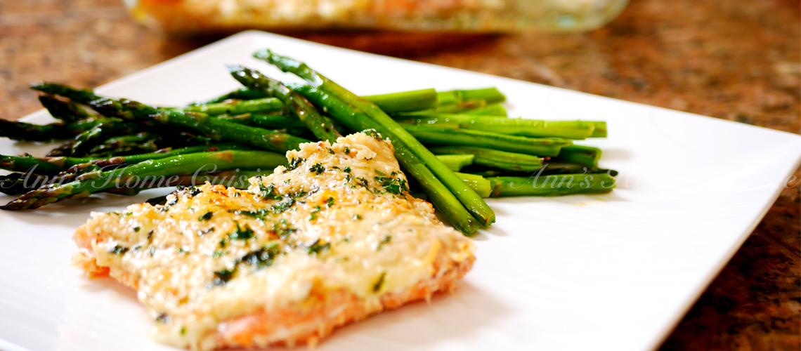 How to make delicious homemade Parmesan Garlic Baked Salmon Recipe